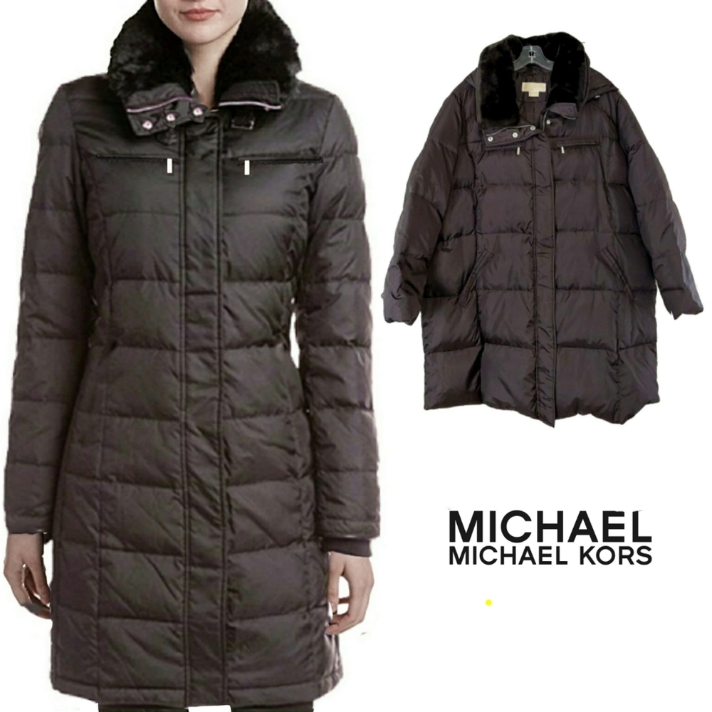 SOLD -NWOT MICHAEL MICHAEL KORS DOWN PUFFER JACKET - Picture 1 of 8